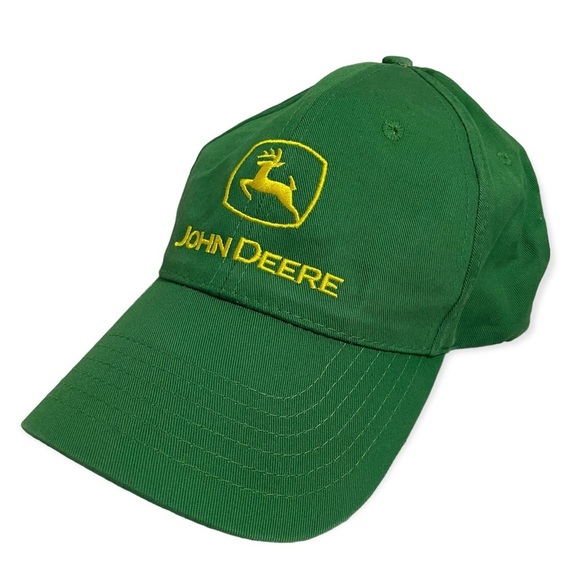 John Deere Hat Trucker Cap Green Adjustable Mens Womens Unisex - Picture 1 of 12
